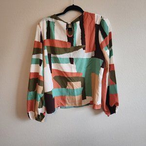Lantern Sleeve Blouse